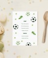 Minutes pour les anniversaires des enfants, sport, football