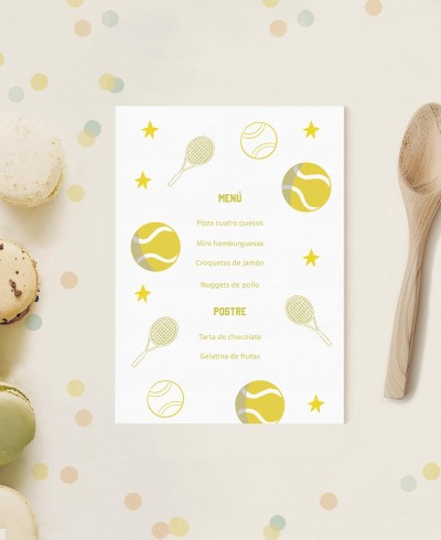 Protokolle für Kindergeburtstage Sport Tennis