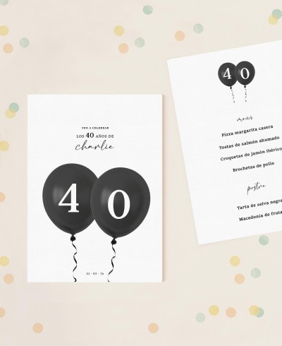 Minuti per i palloncini per compleanni adulti
