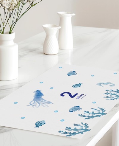 Individual tablecloth for marinera birthday tables