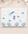 Birthday coloring tablecloth sea