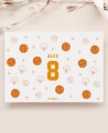 Mantel para colorear de cumpleaños baloncesto
