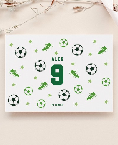 Toalha de mesa para colorir de futebol de aniversário
