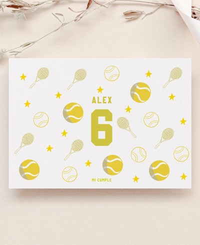 Tênis de toalha de mesa para colorir de aniversário