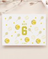 Birthday coloring tablecloth tennis
