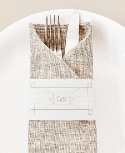 Toller Gatsby Geburtstagsserviettenring