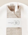 Porte-serviette d’anniversaire classique