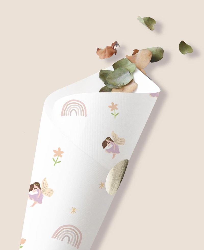 Cones de jujuba com detalhes de aniversário de princesa Cones de jujuba com detalhes de aniversário de princesa