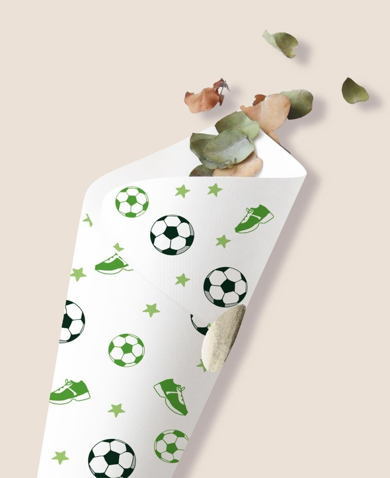 Conos para gominolas detalle cumpleaños fútbol Conos para gominolas detalle cumpleaños fútbol