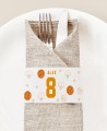 Napkin holder for birthday basketball