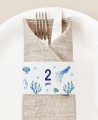 Porte-serviettes pour anniversaire mer