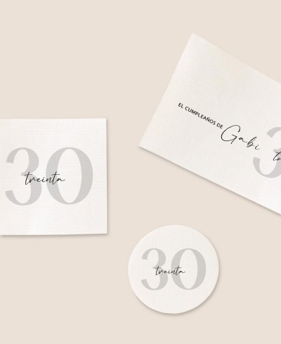 Formatos pegatinas para detalles de cumpleaños clásica