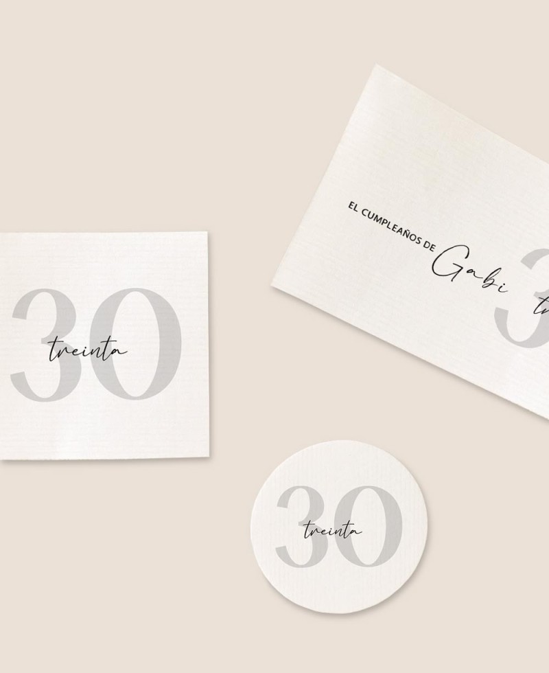 Formatos pegatinas para detalles de cumpleaños clásica