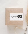Rectangular sticker for decorating birthday gifts balloons