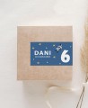 Horizontal rectangular stickers for birthday space