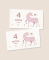 Adesivos de fadas de aniversário horizontais