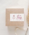 Pegatinas rectangulares horizontales para cumpleaños princesas