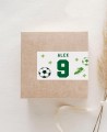 Pegatinas horizontales para cumpleaños fútbol