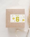 Autocollants rectangulaires horizontaux pour le tennis d’anniversaire