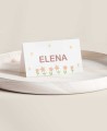 Support de table plié pour les anniversaires de licorne et de fée