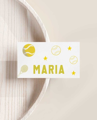 Marcadores para aniversários de tênis