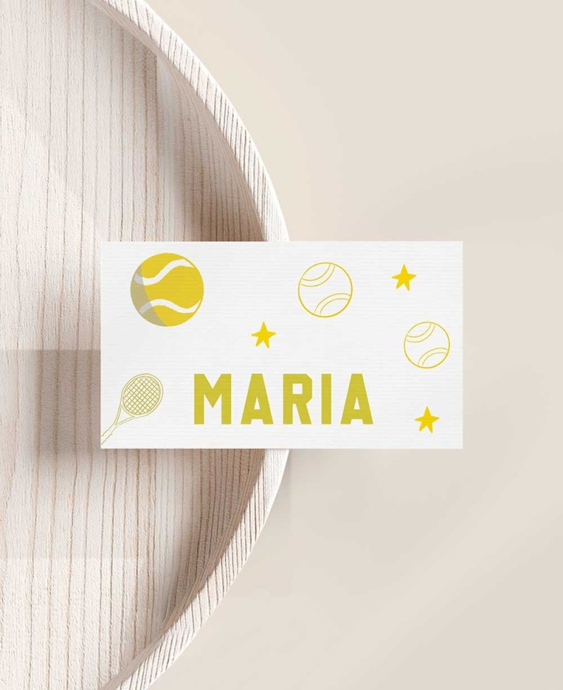 Marcadores para aniversários de tênis Marcadores para aniversários de tênis