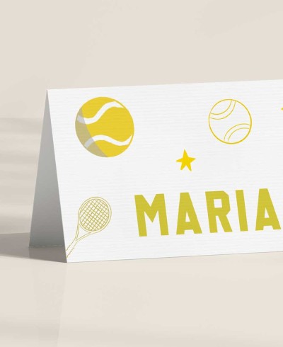 Suportes de mesa de zoom para aniversários esportes tênis