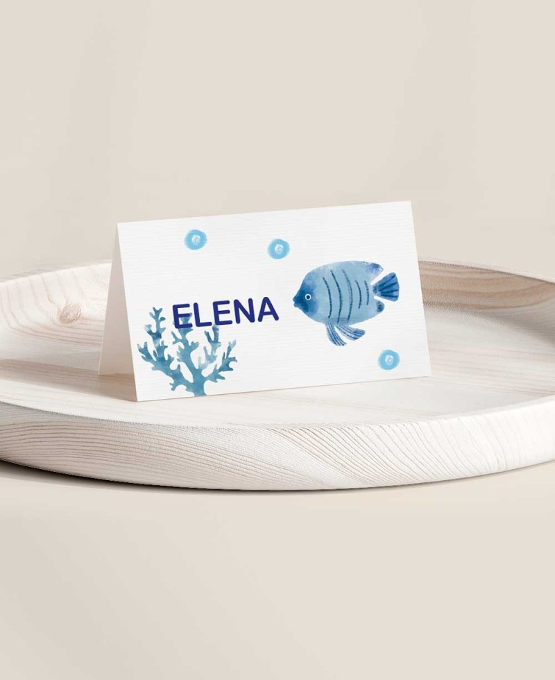 Puesto de mesa plegado para cumples marinera Puesto de mesa plegado para cumples marinera