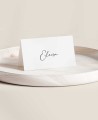 Poteau de table plié pour anniversaires typographiques