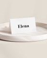 Puesto de mesa plegado para cumples sofisticada