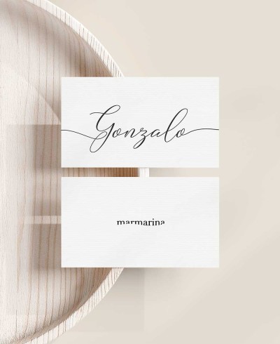 Marque-pages typographiques d’anniversaire classiques