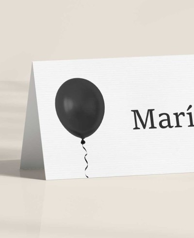 Zoom puestos de mesa para cumples ilustración globos