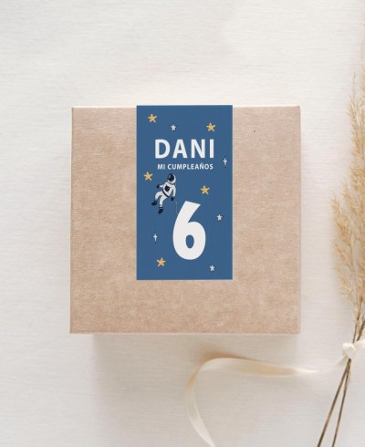 Vertical stickers for birthday space