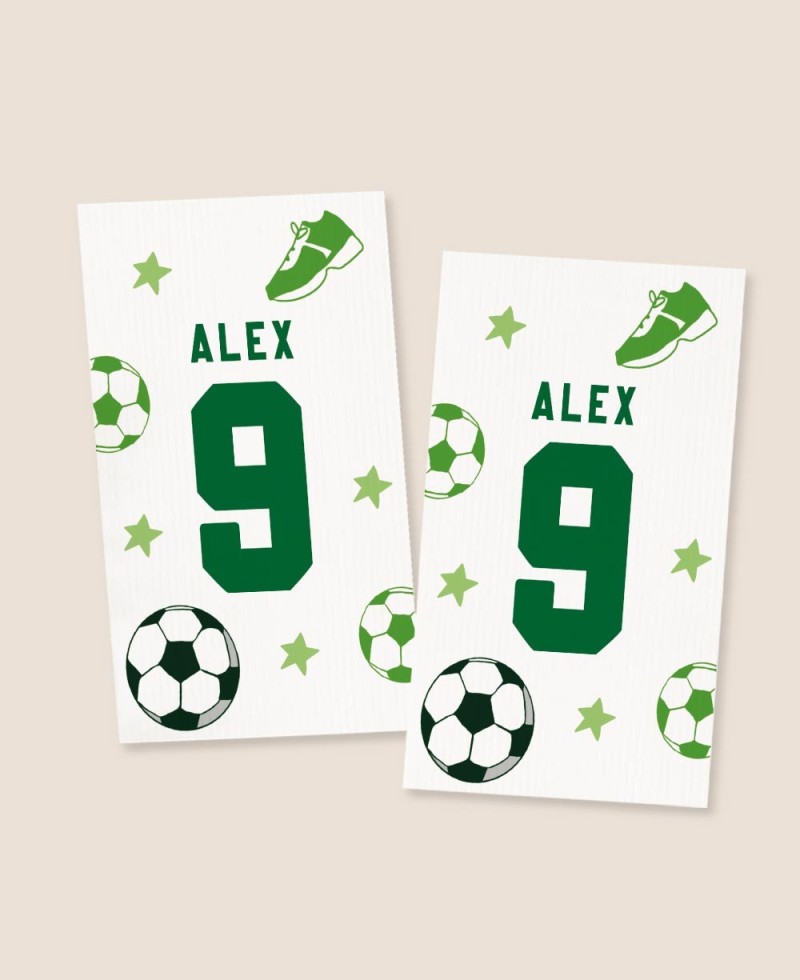 Vertical stickers for birthday football Vertical stickers for birthday football