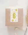 Vertical stickers for birthday gifts sports tennis