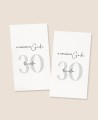 Vertical stickers for minimalist birthday gifts