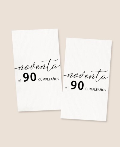 Pegatinas verticales para cumpleaños clásica