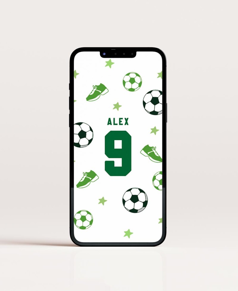 Invito digitale per compleanno, sport, calcio