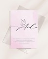 Invitations pour les baptêmes collection d’aquarelles classiques