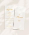 Menu for baptisms classic dove