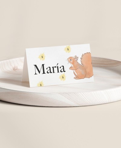 Mesa dobrada para batismos coleção floresta