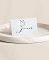 Puesto de mesa plegado para bautizos colección acuarela niños