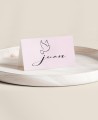 Table pliée pour baptêmes collection aquarelle filles