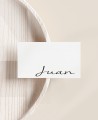 Placeholders for baptisms with daisy flowers