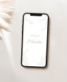 Digitale Einladung zur Taufe Klassische Botanik