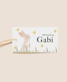 Etiqueta decorativa para regalos de bautizo animales