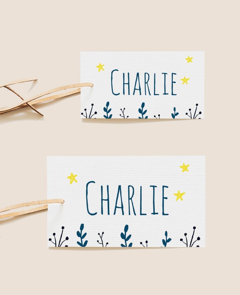 Etiquettes rectangulaires tailles baptême océan Etiquettes rectangulaires tailles baptême océan