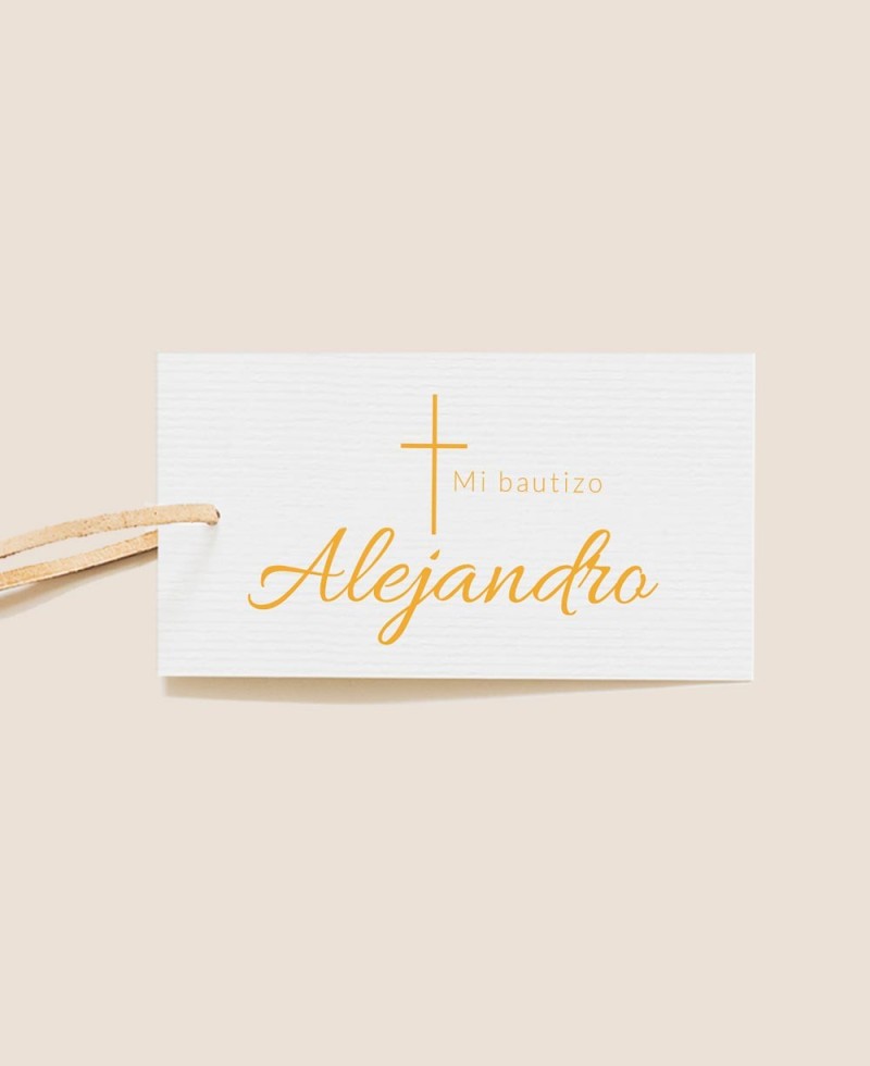 Etiqueta decorativa para regalos de bautizo clásica paloma Etiqueta decorativa para regalos de bautizo clásica paloma
