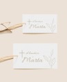 Sizes rectangular labels baptism classic olive tree