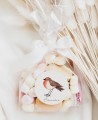 Round stickers for baptisms wheat meadow
